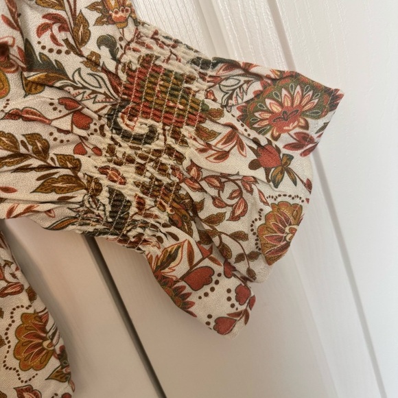 Soft Surroundings Asha Floral Long Sleeve Top - Picture 3 of 9